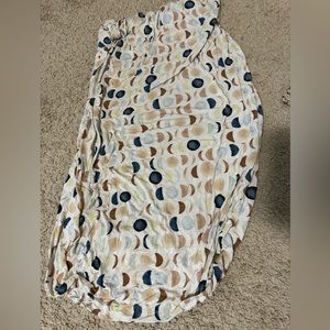 Little sleepies crib sheet- moon print